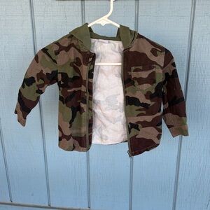 Wonder Nation Camo Zip Up Hoodie